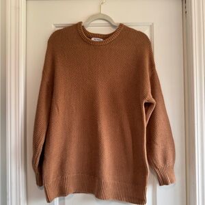 Cozy Brown Knit Sweater